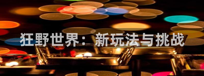 今年会首页：狂野世界：新玩法与挑战