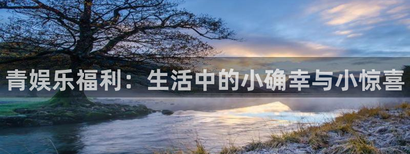 今年会：青娱乐福利：生活中的小确幸与小惊喜